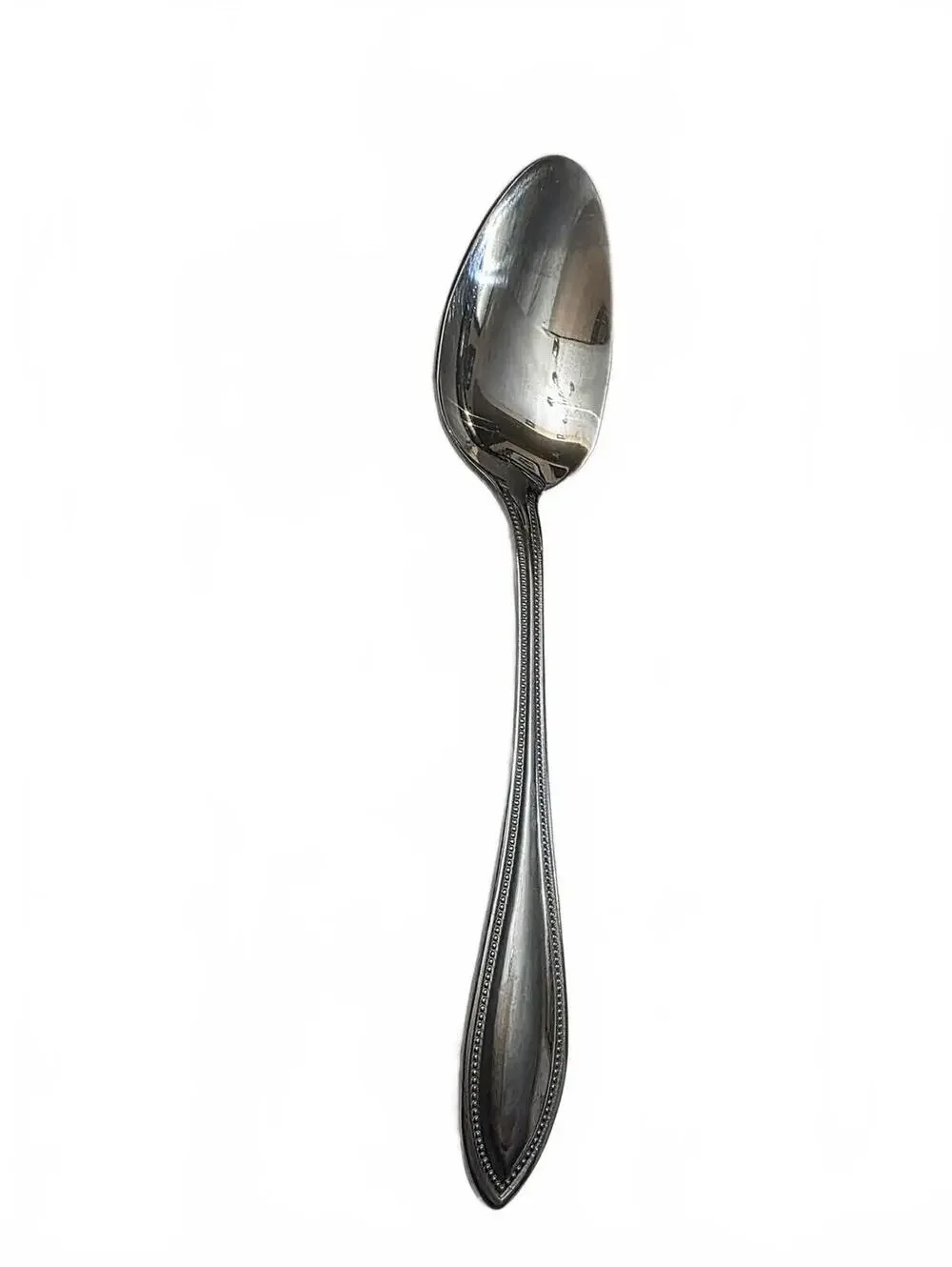 Towle Beaded Antique Stainless Teaspoon 6 1/4